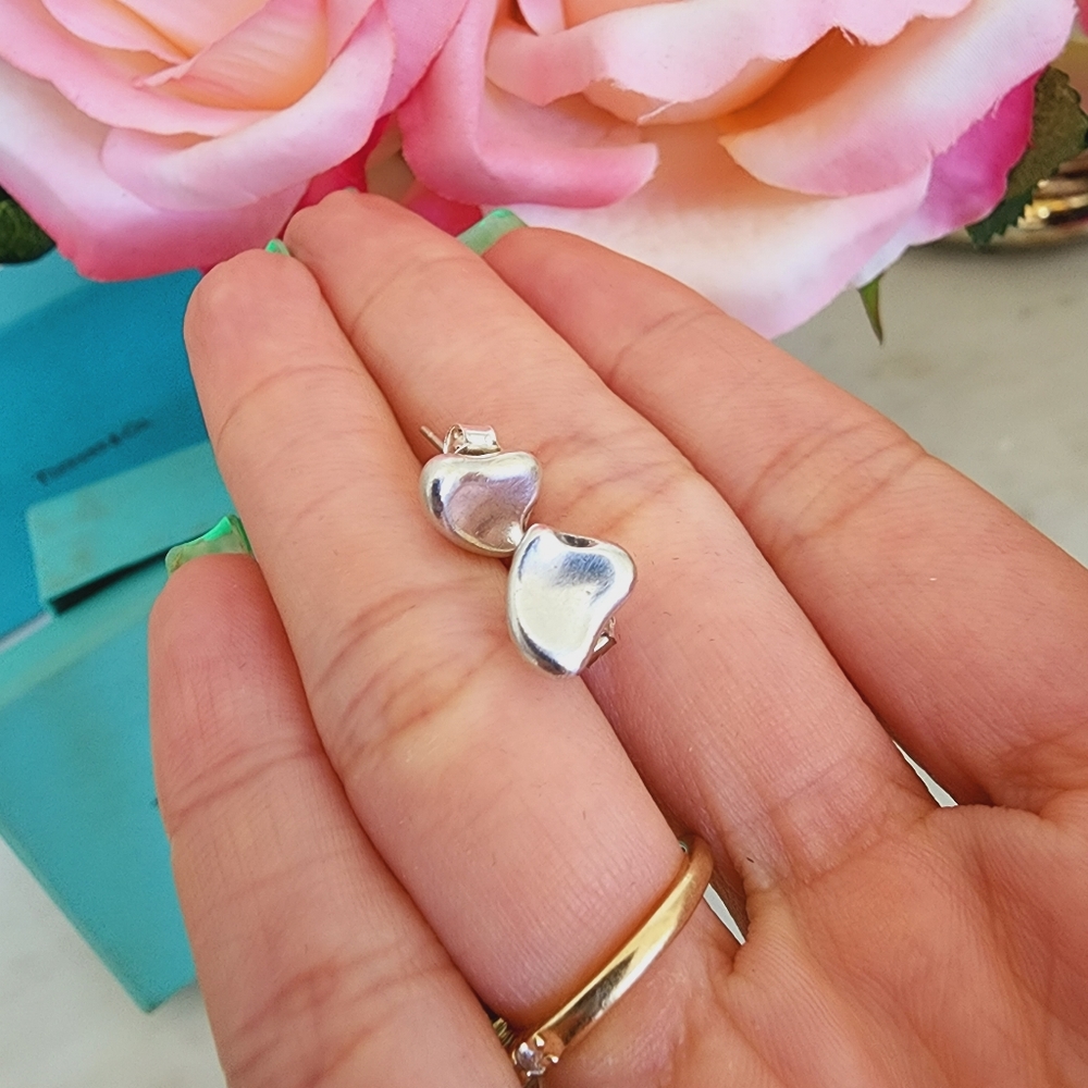 Tiffany & Co.Elsa PerettiFull Heart Earrings AUTHENTIC